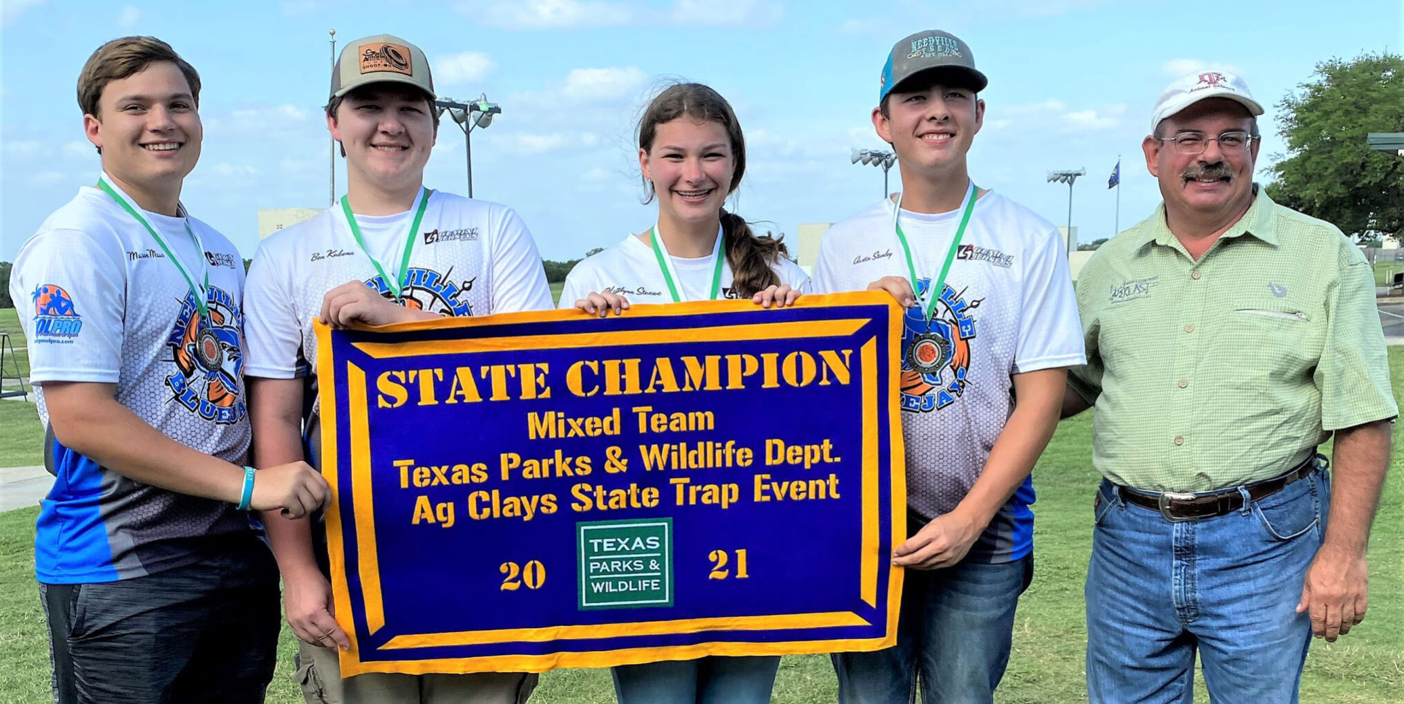 First place mixed team of shooters